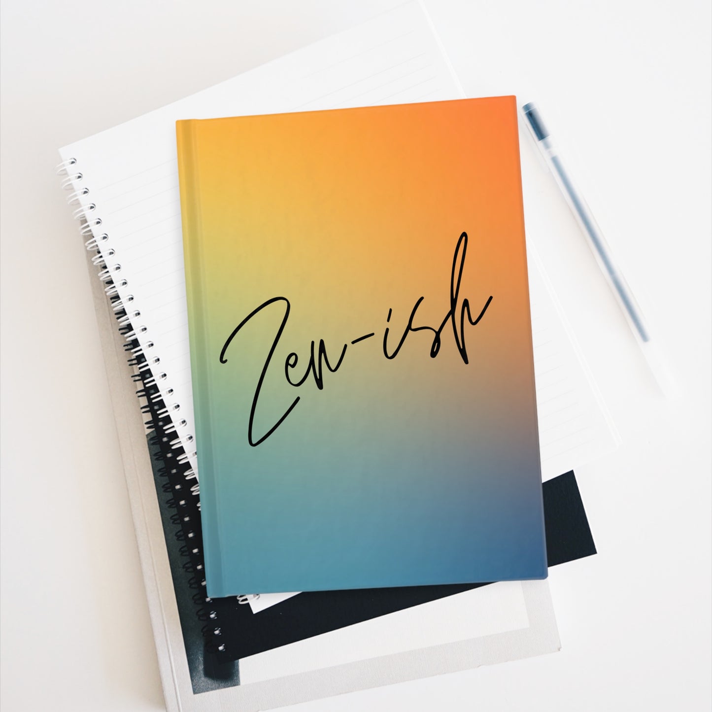 Zen-ish Gradient Journal - Perfect for Mindfulness, Gratitude, or Daily Reflection, Gift for Writers, Students, Self-Care