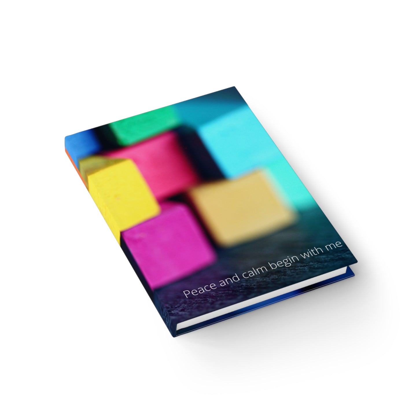 Colorful Inspiring Journal/Sketchbook for Peace and Calm - Inner Work, Motivation, Self-Care, Mindfulness, a Great Gift