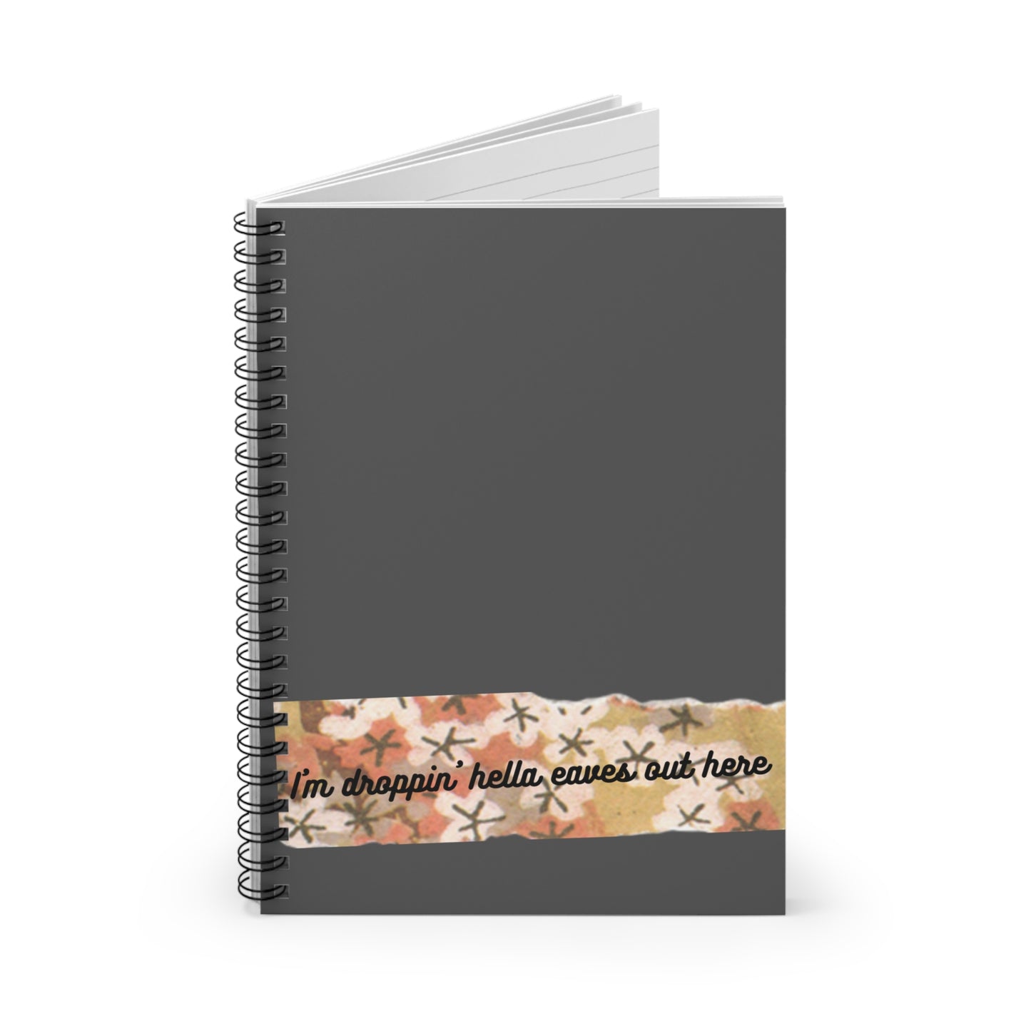Trendy Spiral Notebook - Fun Journal, Stylish Stationery, Office Supplies, Gifts, Motivational Notepad, Conversation Log
