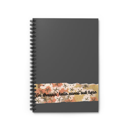 Trendy Spiral Notebook - Fun Journal, Stylish Stationery, Office Supplies, Gifts, Motivational Notepad, Conversation Log