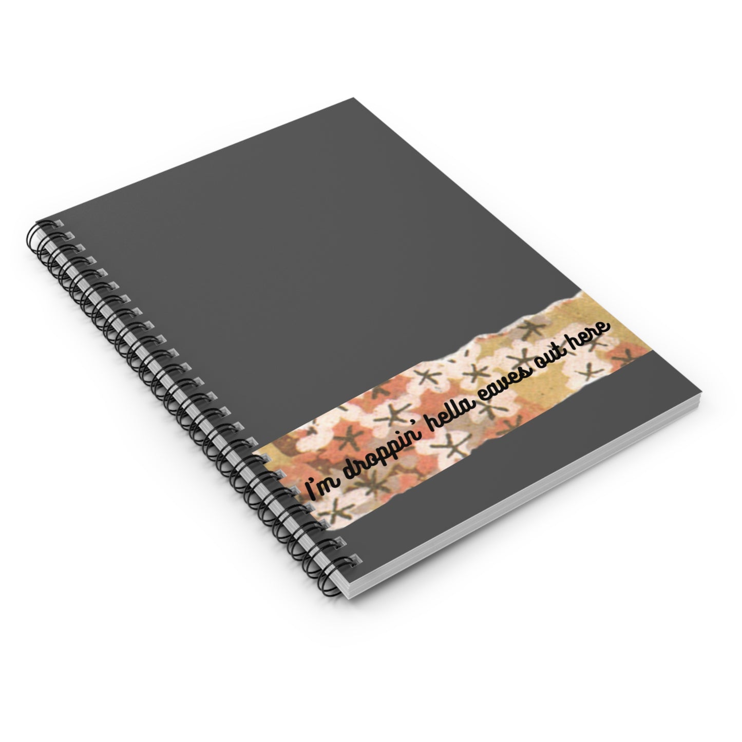 Trendy Spiral Notebook - Fun Journal, Stylish Stationery, Office Supplies, Gifts, Motivational Notepad, Conversation Log