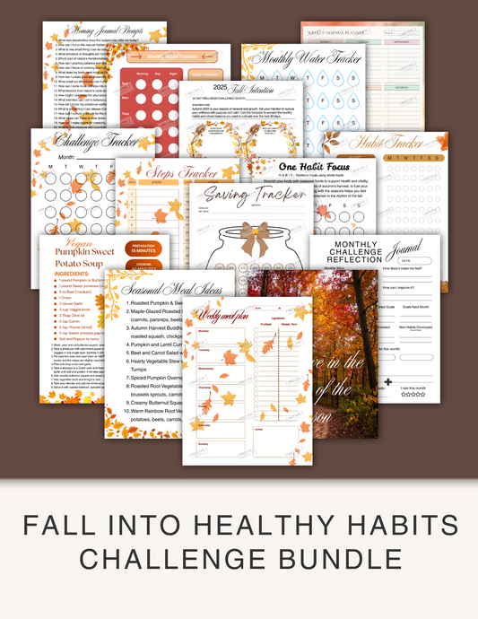 Fall Into Healthy Habits Challenge Bundle
